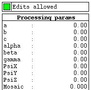 (Image of crystal parameter panel)